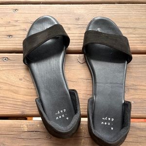 A New Day Black Flats